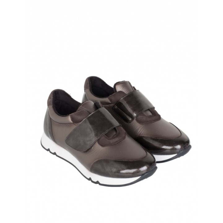 Zapatos Deportivos Velcro Marrones DOCTOR CUTILLAS