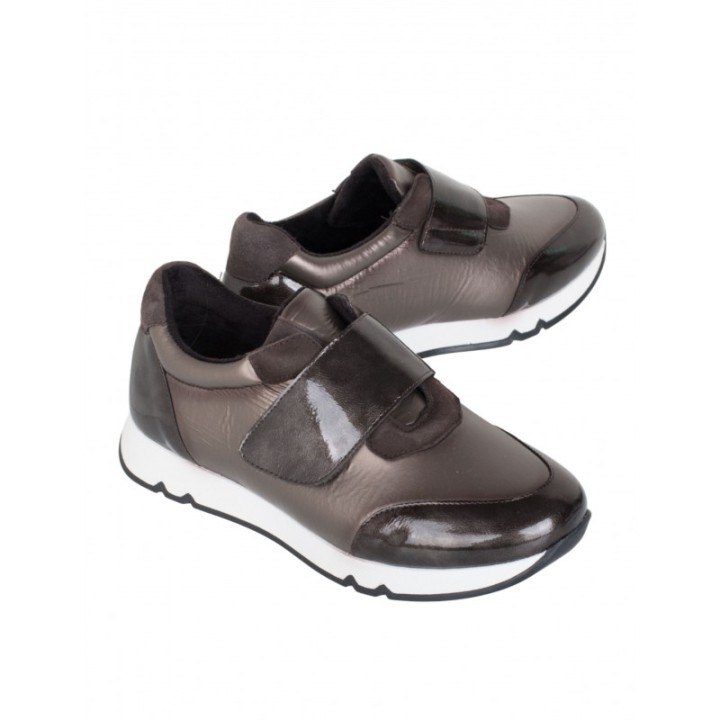 Zapatos Deportivos Velcro Marrones DOCTOR CUTILLAS