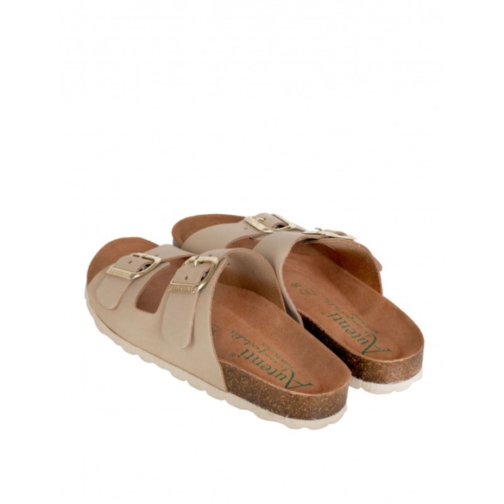 Sandalias Bio Hebillas Beige AUTENTI