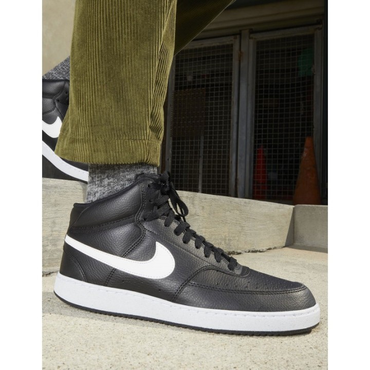 Zapatillas NIKE Court Vision Mid Next Nature Negras
