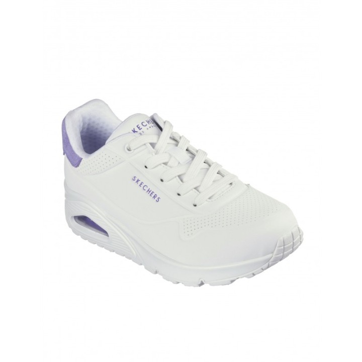 Zapatillas SKECHERS Uno Pop Back Blanco Morado