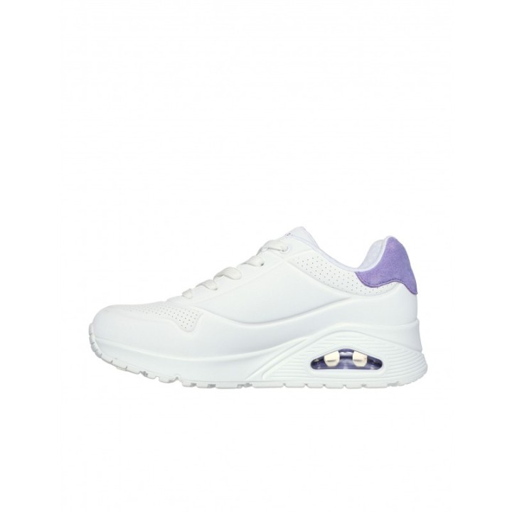 Zapatillas SKECHERS Uno Pop Back Blanco Morado