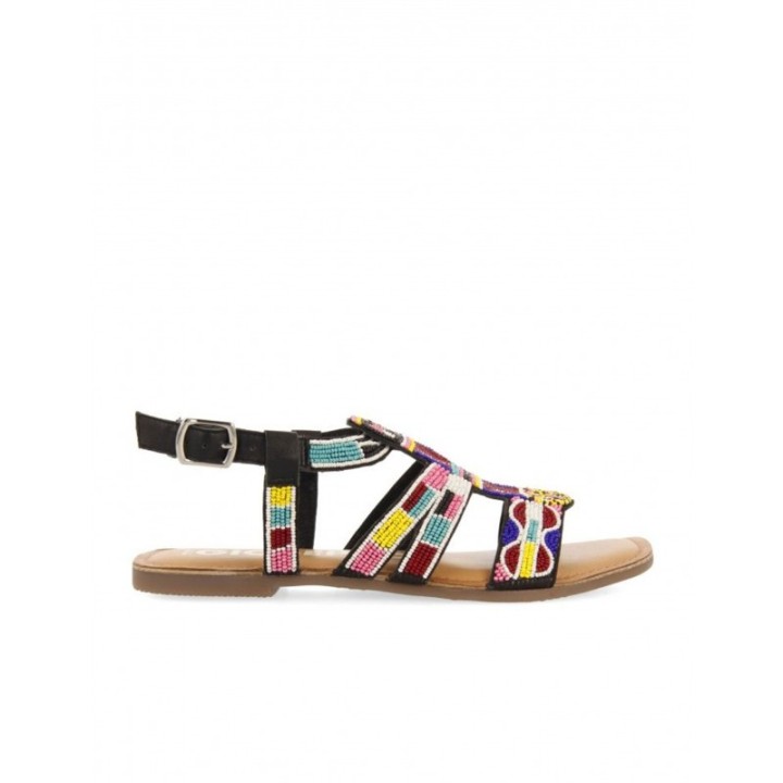 Sandalias Planas Abalorios etnicas GIOSEPPO