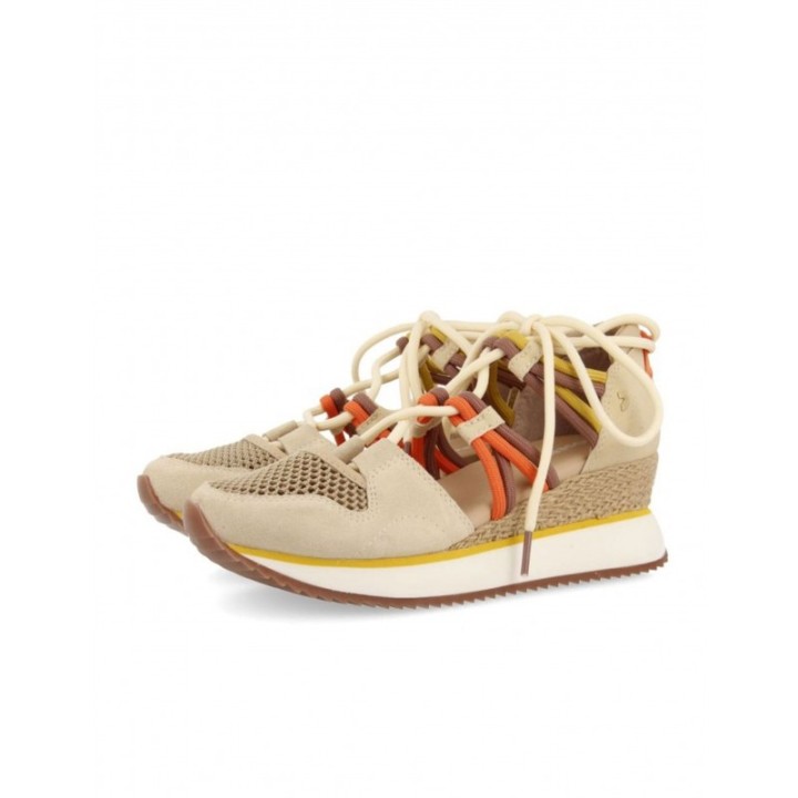 Zapatillas Abiertas Beige GIOSEPPO
