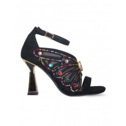 Sandalias Tacon Fiesta Mariposa