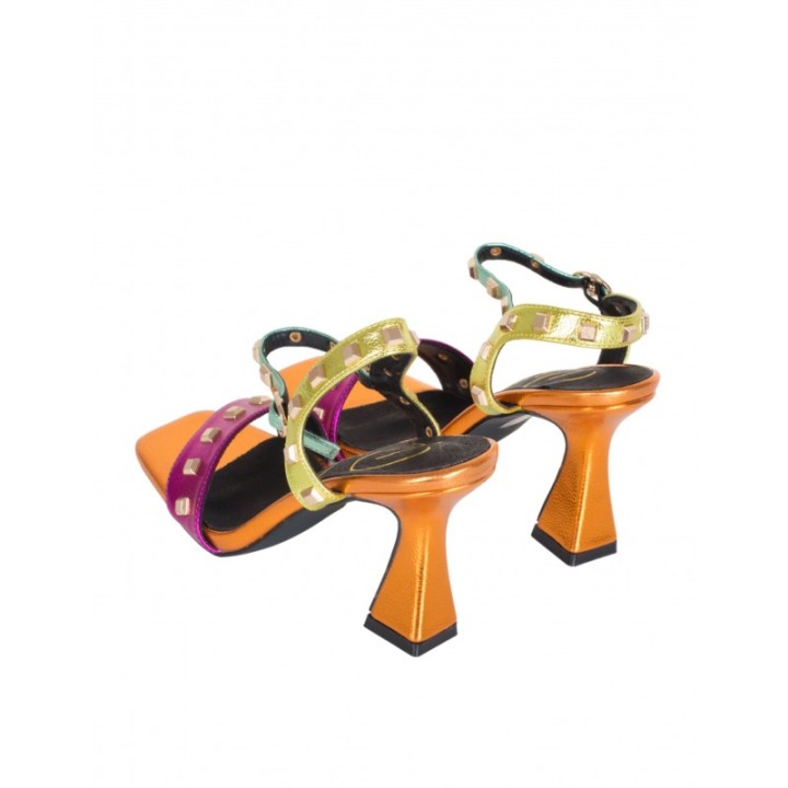 Sandalias Multicolor Fiesta Tachuelas