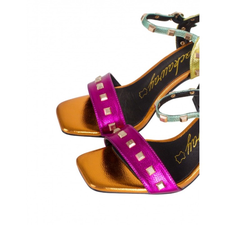 Sandalias Multicolor Fiesta Tachuelas