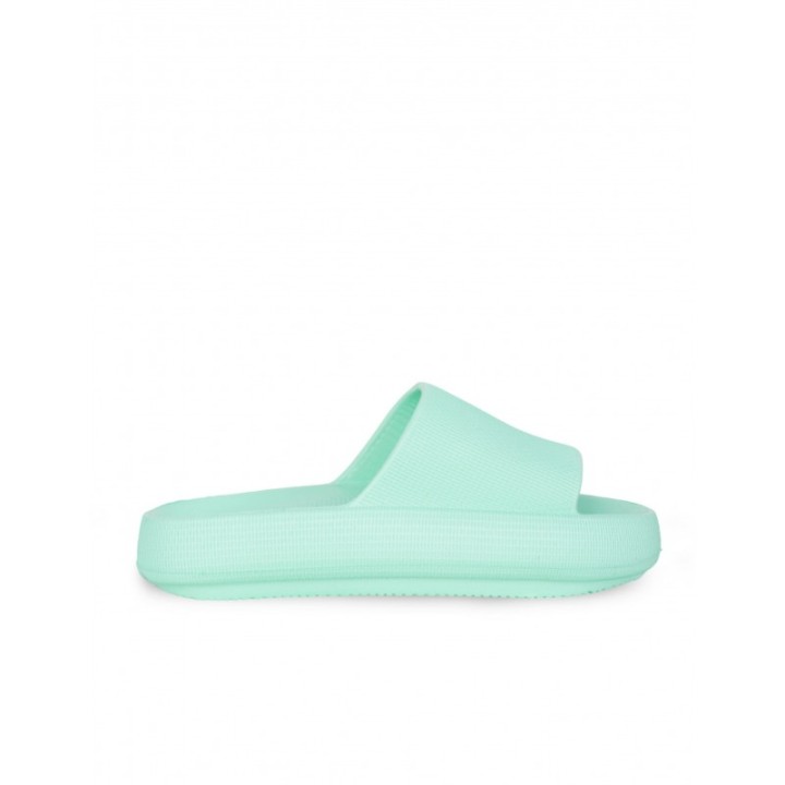 Chanclas Pala Plataforma Menta