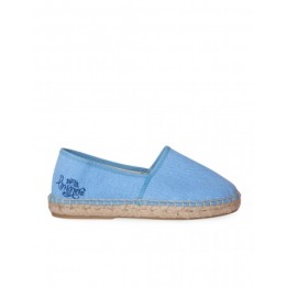 Alpargatas Tela Mujer Azules PERA LIMONERA