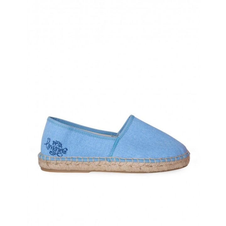 Alpargatas Tela Mujer Azules PERA LIMONERA