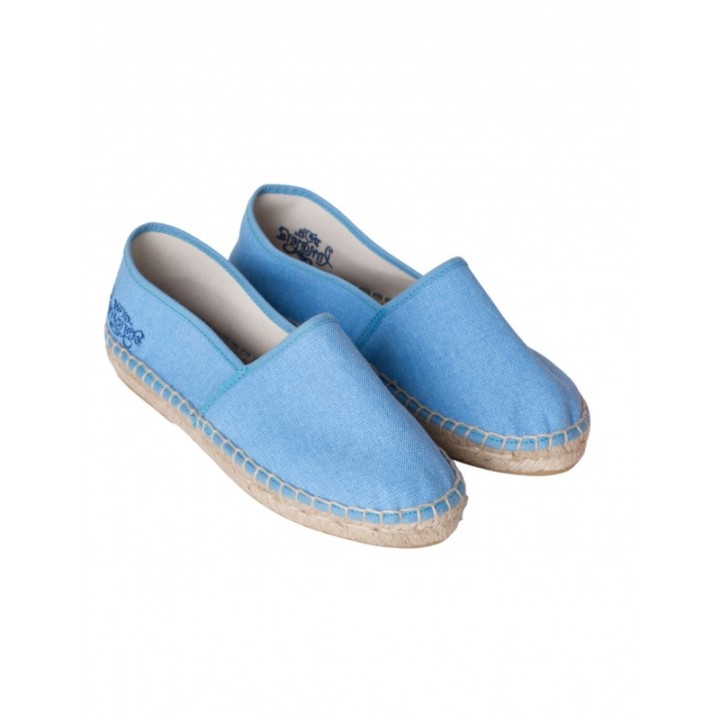 Alpargatas Tela Mujer Azules PERA LIMONERA