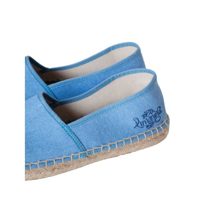 Alpargatas Tela Mujer Azules PERA LIMONERA
