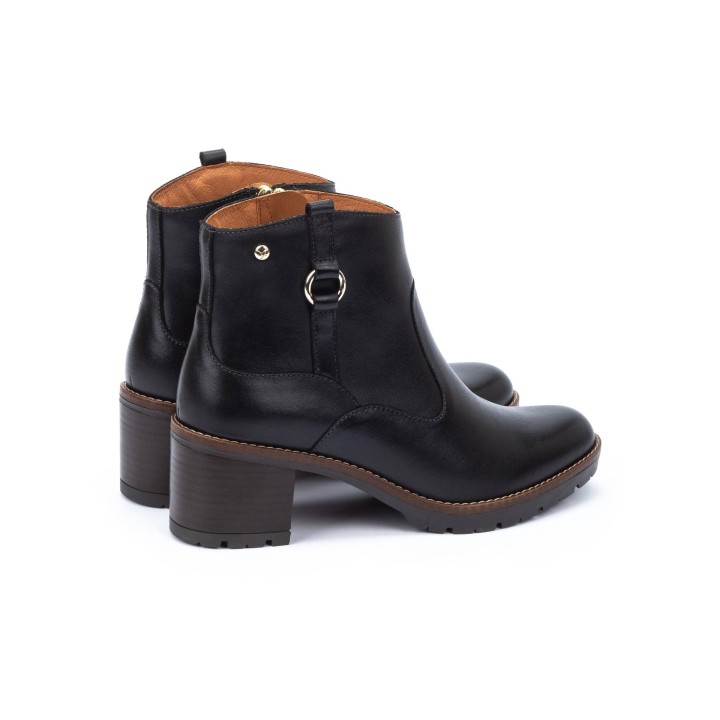 PIKOLINOS Botines Tacon Cuadrado Negro