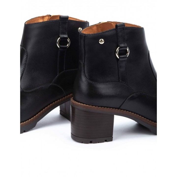 PIKOLINOS Botines Tacon Cuadrado Negro