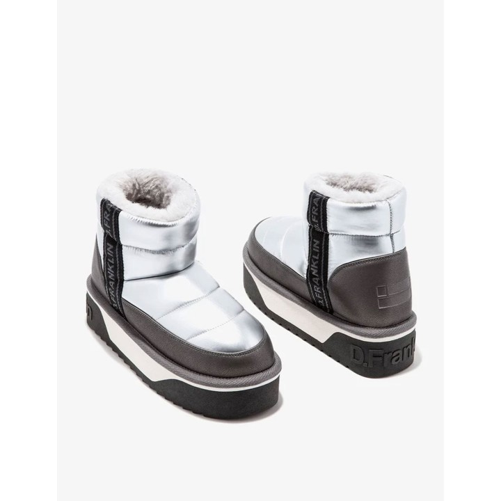 DFRANKLIN Botas Apreski Plateadas