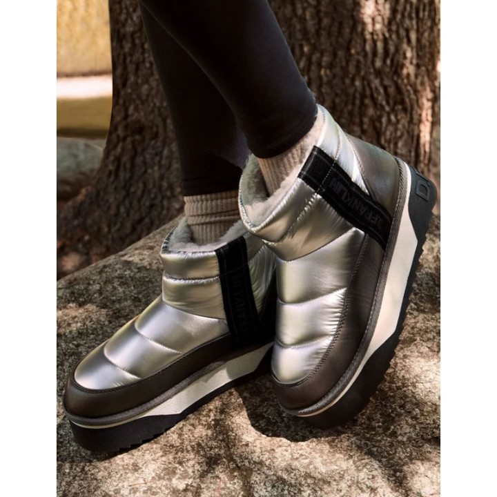 DFRANKLIN Botas Apreski Plateadas