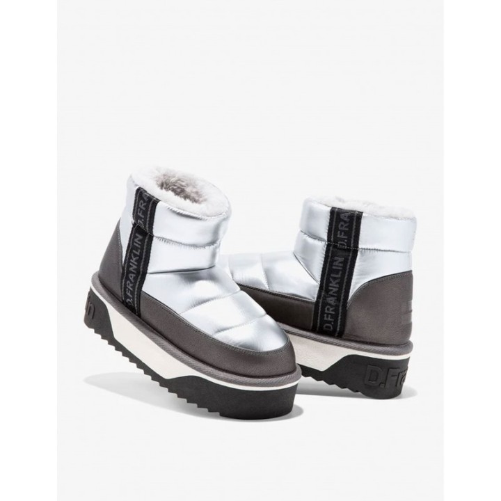 DFRANKLIN Botas Apreski Plateadas