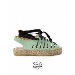Sandalias Esparto Doble Suela Menta PERA LIMONERA