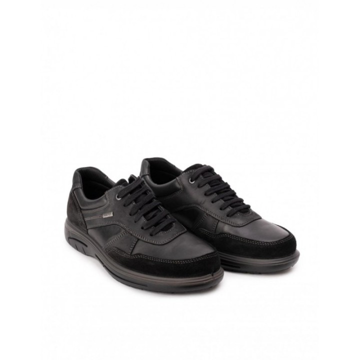 Zapatos Impermeables Cordones Negro