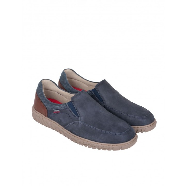 CALLAGHAN Zapatos Elasticos Costuras Azul Marino