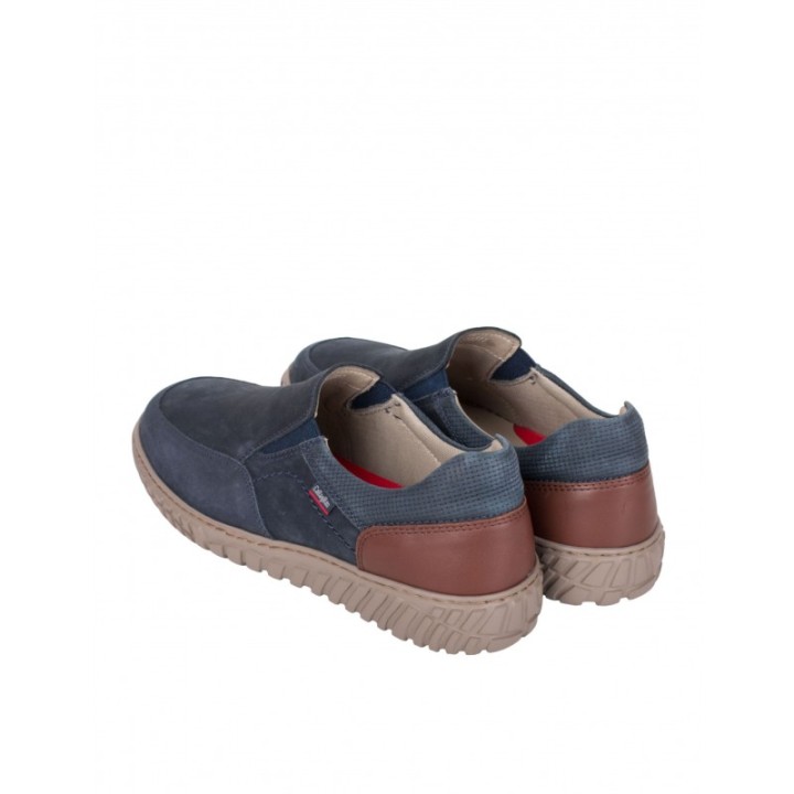 CALLAGHAN Zapatos Elasticos Costuras Azul Marino