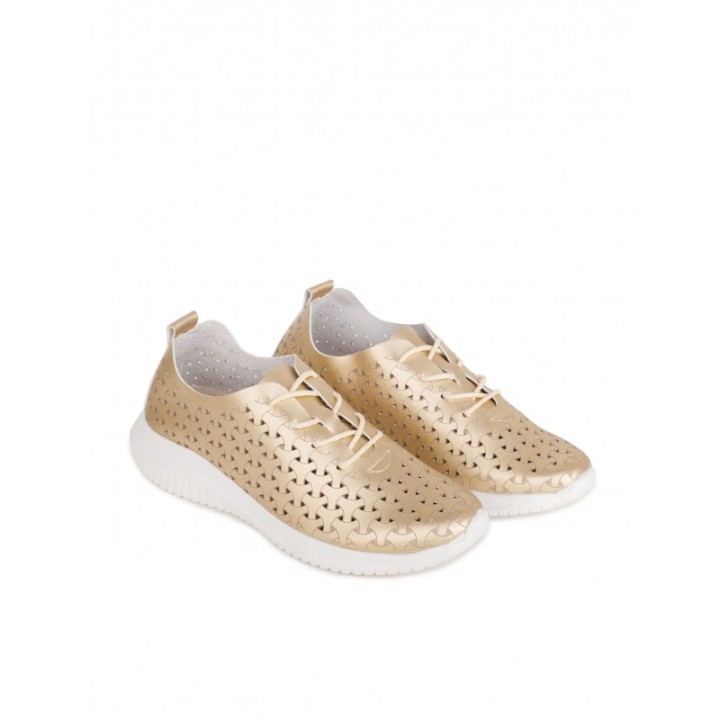 Zapatillas Ligeras Doradas