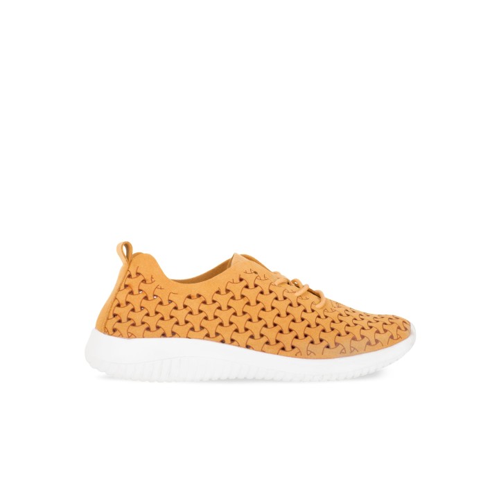 EOLIGEROS Zapatillas Casual Calados Mostaza