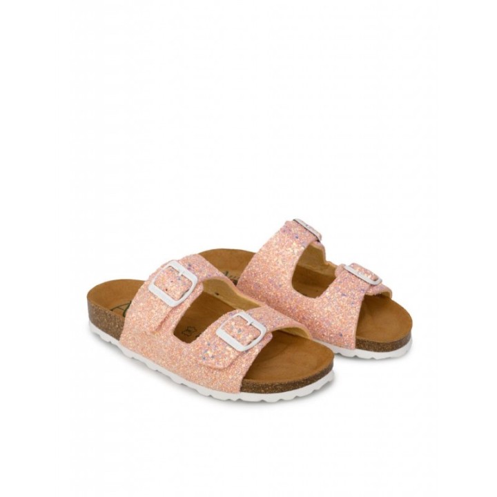 AUTENTI Sandalias Bio Glitter Coral