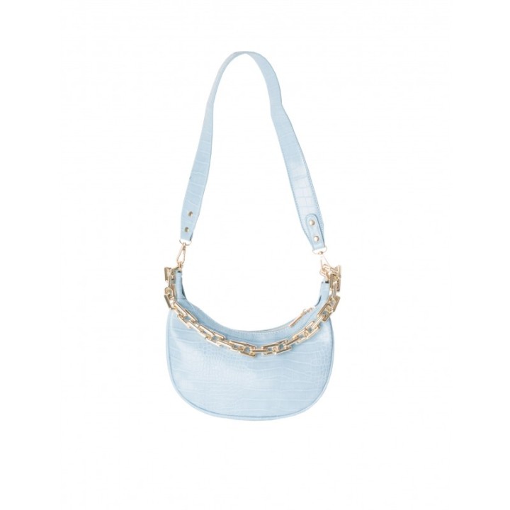 Bolso Cadena Coco Azul Pastel