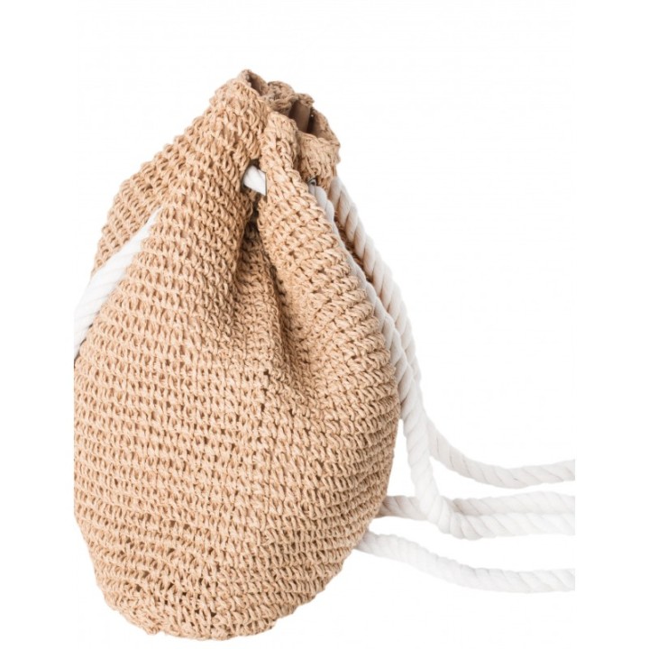 Mochila Rafia Cuerdas