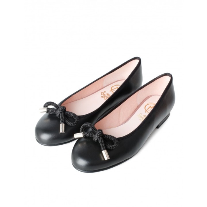 Bailarinas Negras Piel PERA LIMONERA