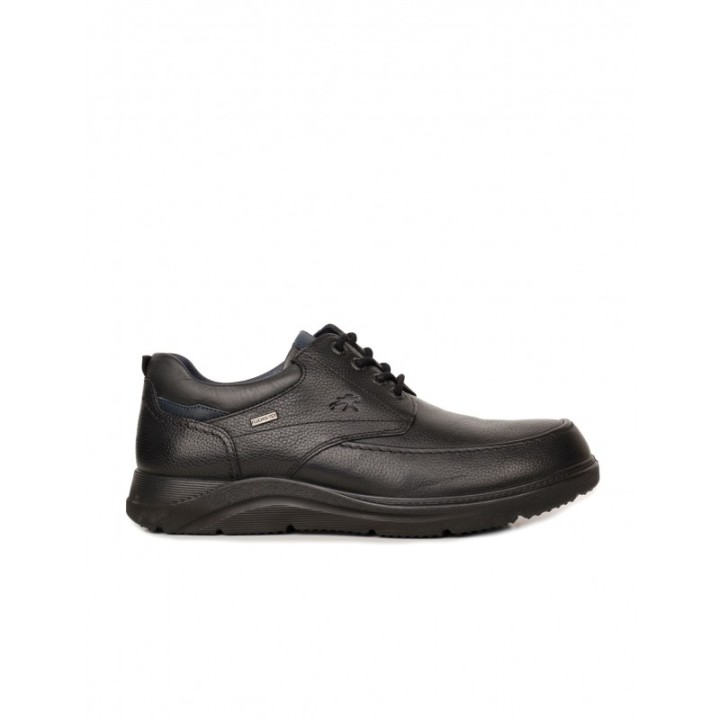 FLUCHOS Zapatos Cordones Impermeables Negros