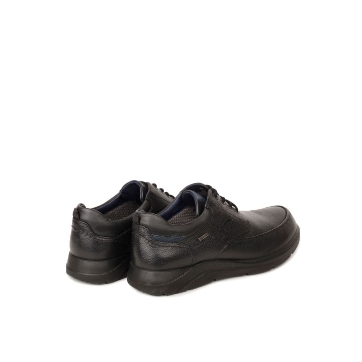 FLUCHOS Zapatos Cordones Impermeables Negros