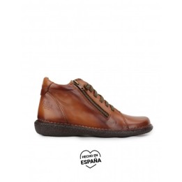 Botines Piel Cordones