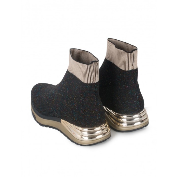 Botines Deportivos Calcetin Destellos Colores