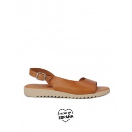 Sandalias Peep Toe Piel