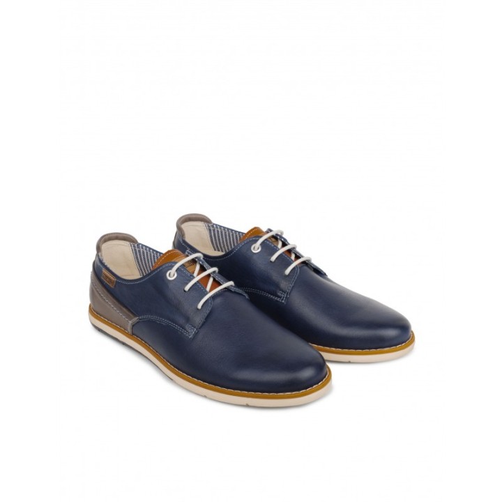 PIKOLINOS Zapatos Piel Azul Marino