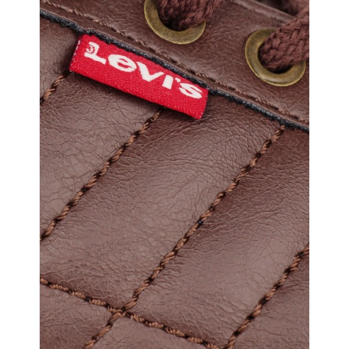 LEVIS Zapatillas Piel Sintetica Marrones