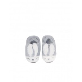 Zapatillas Casa Conejo Ninos Grises