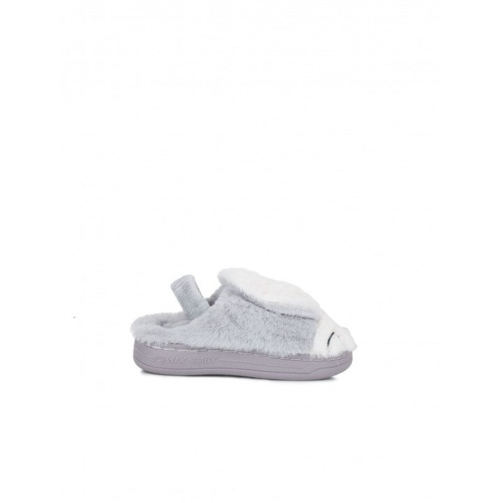 Zapatillas Casa Conejo Ninos Grises