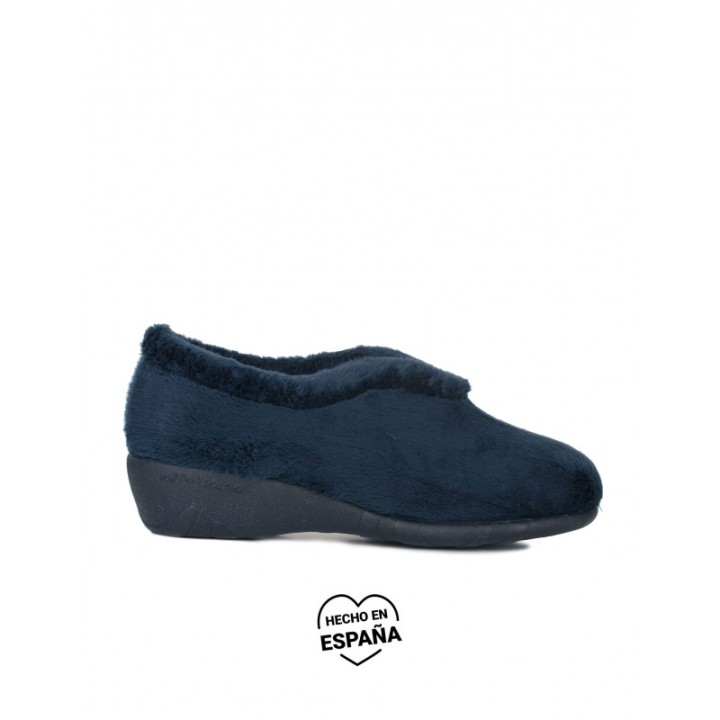 VULLADI Zapatillas Casa Cuna Baja Azules
