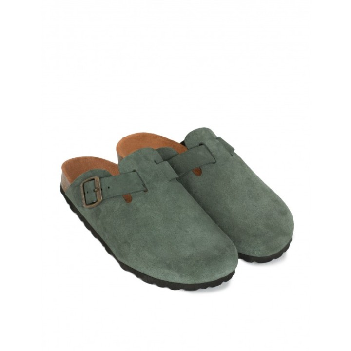 AUTENTI Zuecos Bio Hebilla Verdes