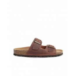 AUTENTI Sandalias Bio Hebillas Marrones