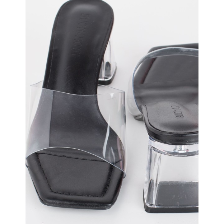 Sandalias Mules Negras