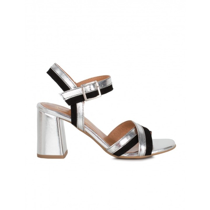 Sandalias Fiesta Combinadas Negro PERA LIMONERA
