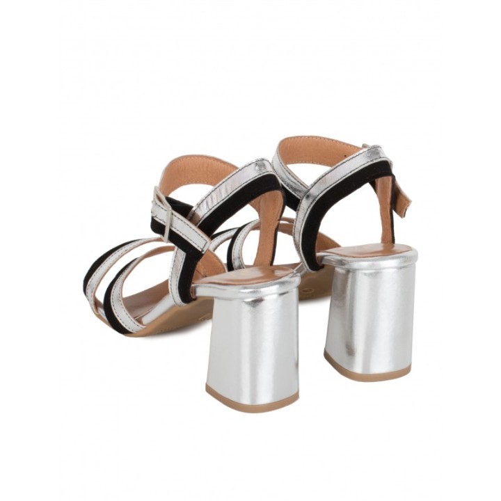 Sandalias Fiesta Combinadas Negro PERA LIMONERA