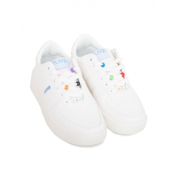 MUSTANG Zapatillas Blancas Abalorios