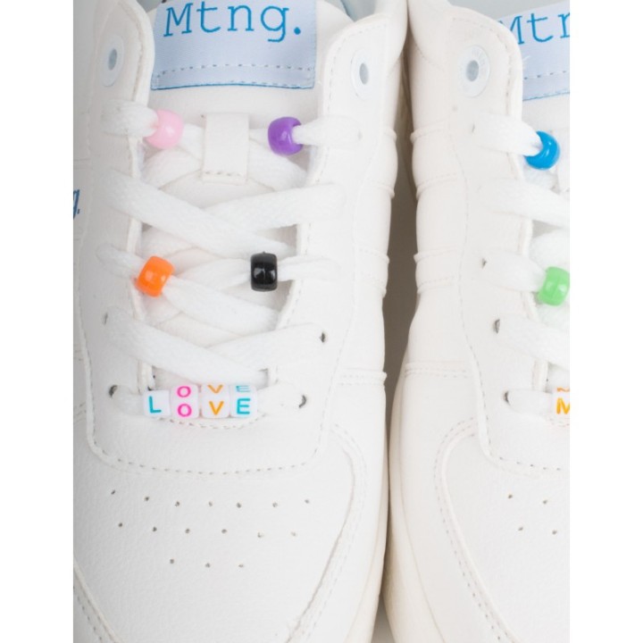 MUSTANG Zapatillas Blancas Abalorios