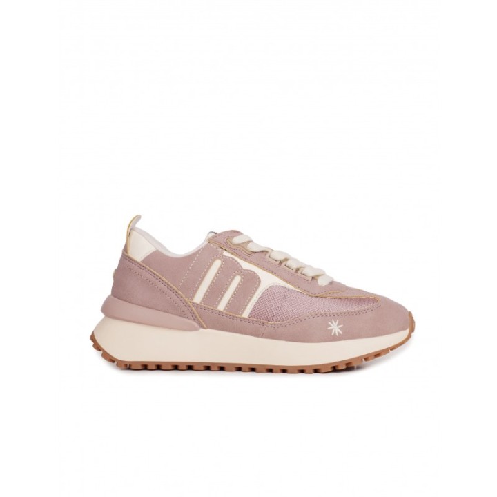 MUSTANG Zapatillas Retro Plataforma Taupe