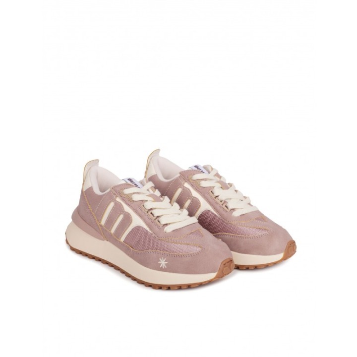 MUSTANG Zapatillas Retro Plataforma Taupe